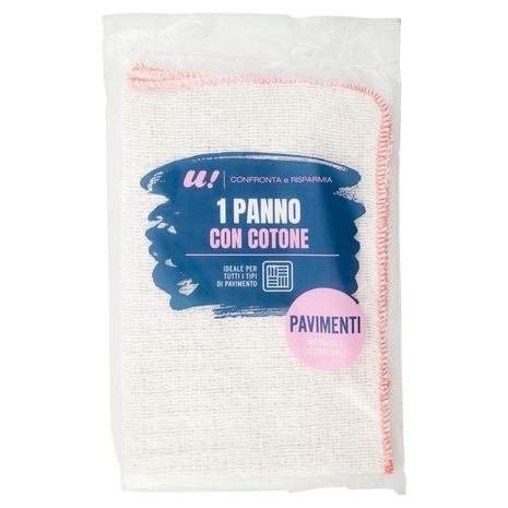 1 Panno con Cotone per Pavimenti U! Confronta e Risparmia